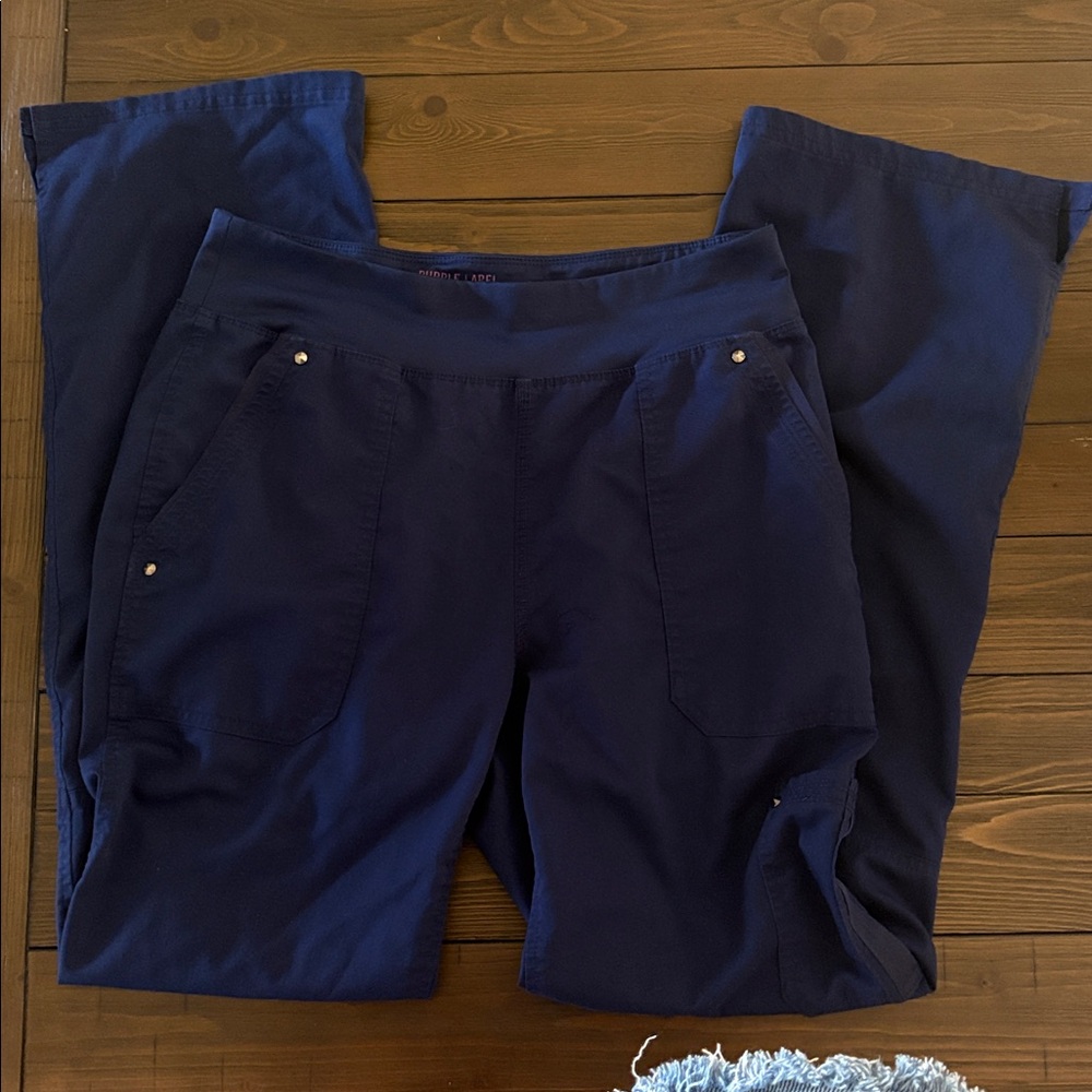 Purple Label Yoga Scrub Pants